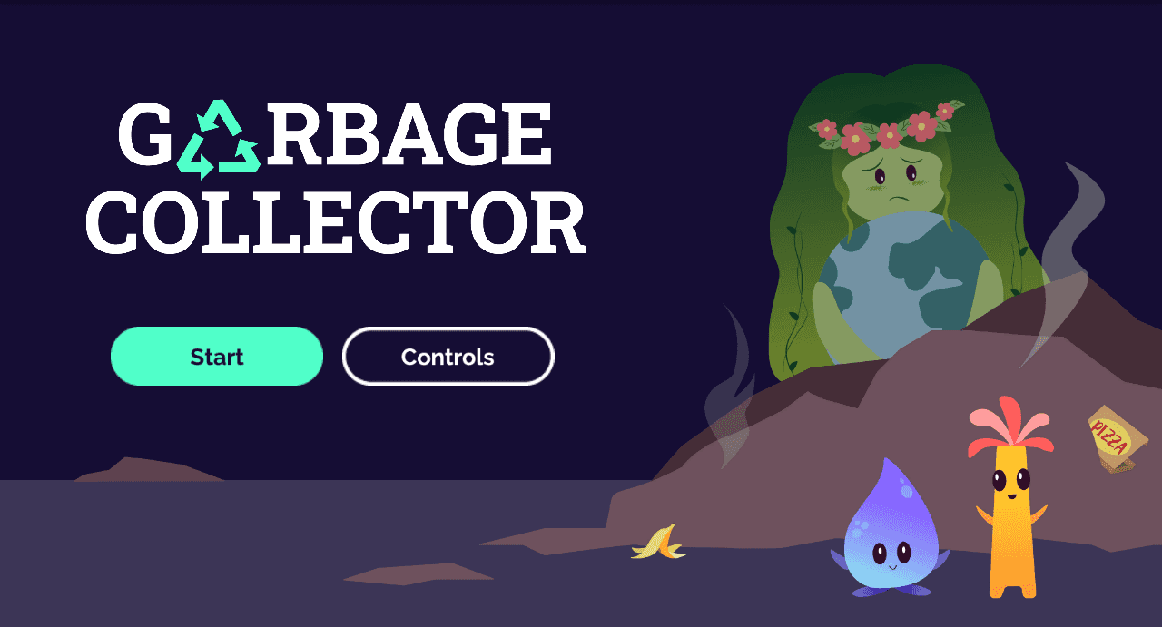 Screenshot of Garbage Collector project.